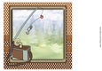 Male card Gone Fishing INSERT