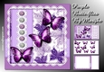 Purple Butterflies Mini Kit