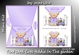 Tent Card Cute teddie in the garden mini kit