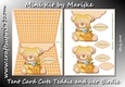 Tent Card Cute Teddie and her Birdie Mini Kit