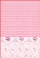 Pink Birthday A4 Background Topper
