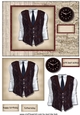 Male Card Vest & Tie