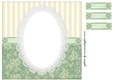 Lace Oval & Roses  INSERT