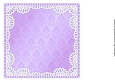 Flowers & Lilies In Lace Frame Quick card INSERT