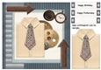 Male card Shirt & Tie 1