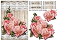 PInk Roses, Wood & Lace Quick card