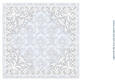 Vintage Roses In Lace Frame Topper INSERT