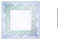 Vintage Roses In Blue Insert 2