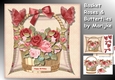 Basket Roses & Butterflies Mini Kit
