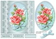 Pink Vintage Roses & lace