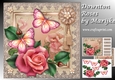 Downton Roses In Lace Frame Mini Kit