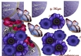 Shaped card Over The Edge Anemones