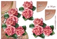 Shaped card Over The Edge  Roses