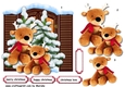 Cute Christmas Teddies 3