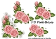 3D Pink Roses