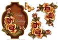 Autumn Roses topper
