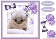 Cute Kitten card Topper
