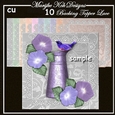 Backing Toppers Lace  10 Pastel Color