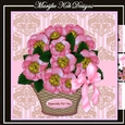 Basket Wild Roses Mini Kit