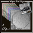 Octagon backing papers