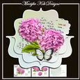 Over The Edge Hydrangea & Butterfly Mini Kit