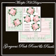 Gorgeous Pink Roses & Pearls Mini Kit
