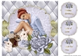 Beautiful Girl 2 Card topper & tags