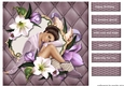 Beautiful Girl 3 Card topper & tags