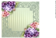 Card topper Hydrangea