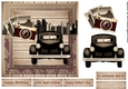 Male card Vintage car
