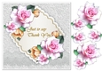 Bright Roses Thank You Quick card