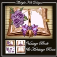 Vintage Book & Heritage Roses Mini Kit