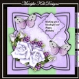 Scallop Topper Roses & Butterflies Mini Kit