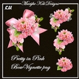 CU Pretty In Pink Bow Vignette