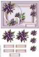 Classic Christmas Purple Poinsettia