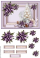 Classic Christmas Purple Poinsettia 3