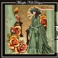 Victorian lady & Autumn Roses Mini Kit