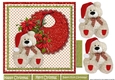 Cute Christmas Teddie Quick card