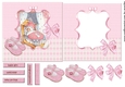 Card Topper & Insert Vintage baby Girl 4