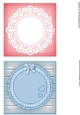 Cute Card Toppers Baby Boy and  Girl INSERTS