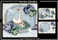 Gracious Swan & peonies Mini Kit