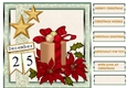 Card Topper Christmas Presents Sign 25 december