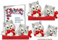 Vintage Kittens balloons
