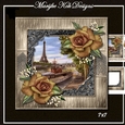 Male Card Au Revoir Paris 7x7