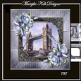 Male Card Greetings From London 7x7