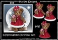 CU Snowglobe Christmas Girl