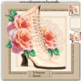 Vintage Boots & Roses Mini Kit