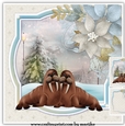 Cute Sea Lion Christmas Mini Kit
