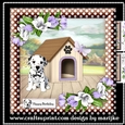 Cute Dalmation Puppy Birthday Card