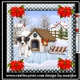 Cute Jack Russel Puppy Christmas Card Mini Kit